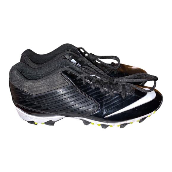 NIKE Vapor Shark Men's Cleats Size 9 Black White Swoosh Football Baseball - Picture 2 of 6